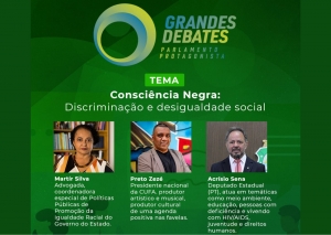 Grandes Debates discute consciência negra, discriminação e desigualdade social