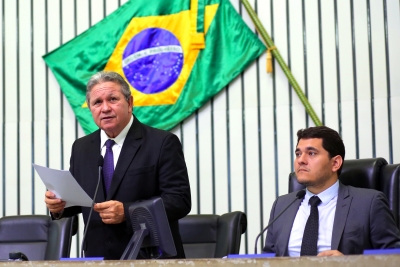 Abertura do expediente da sessão plenária da Assembleia Legislativa 