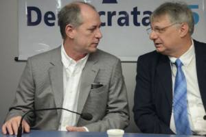 Ciro participou da posse de Moroni no DEM