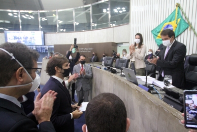 Posse do deputado Guilherme Sampaio ( PT )