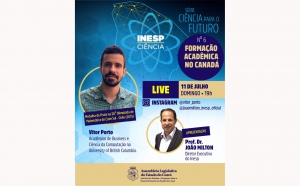 Inesp Ciência trata sobre olimpíadas científicas e educação superior do Canadá