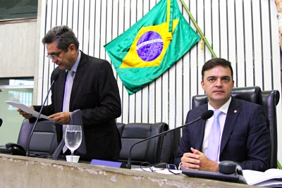 Abertura dos trabalhos da sessão plenária desta quinta-feira