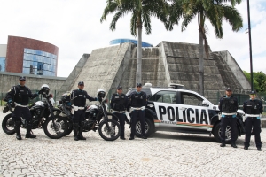 Segurança da AL recebe reforço durante realização de seminário