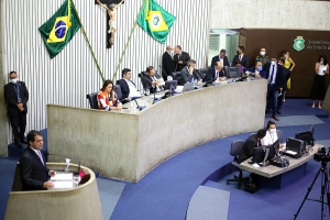 Deputados destacam gestão do presidente, Evandro Leitão