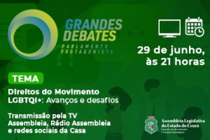 Grandes Debates abre espaço para o Dia Internacional do Orgulho LGBTQI+