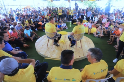 Movimento Vidas contou com roda de conversa com Dunga, ex-técnico da Seleção Brasileira