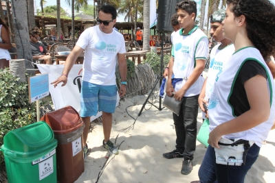 Ideia Certa leva conscientização ambiental à praia do Cumbuco