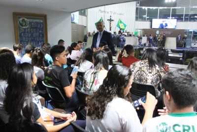 Visita dos Mobilizadores dos Núcleos de Cidadania dos Adolescentes do Selo do Fundo das Nações Unidas pela Infância