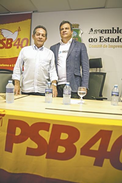 A composição da chapa, com Heitor Férrer como candidato a prefeito e Dimas Oliveira a vice, foi oficializada ontem na Assembleia Legislativa 