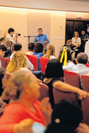 Pré-candidato a governador, o general Guilherme Theophilo participou de evento do PSDB Mulher 