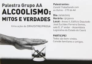 Prosa promove encontro na AL sobre trabalho dos Alcoólicos Anônimos  