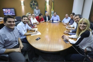 Membros da Mesa Diretora e Colégio de Líderes se reuniram na presidência da AL