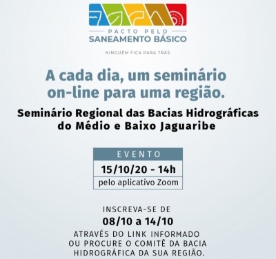 Seminário apresenta situação das bacias hidrográficas do Baixo e Médio Jaguaribe