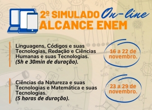 AL realiza a partir do dia 16/11 o simulado Alcance Enem 2020 on-line