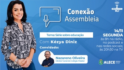 Conexão Assembleia aborda empreendedorismo educacional nesta segunda