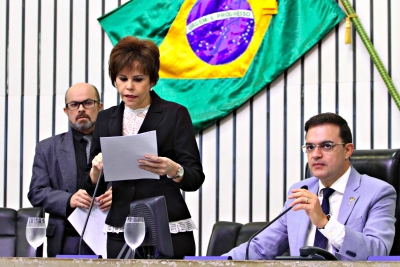 Abertura dos trabalhos da sessão plenária desta quarta-feira