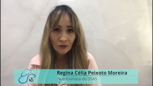 Nutricionista do DSAS, Regina Moreira 