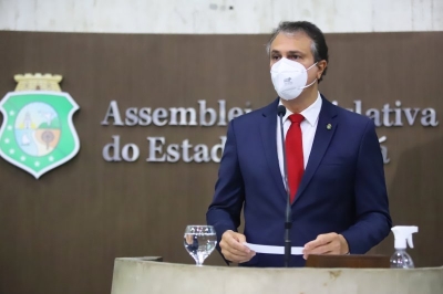 Camilo Santana detalha ações do Governo em solenidade de abertura dos trabalhos legislativos