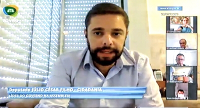 Líder do Governo na Casa, deputado Júlio César Filho 