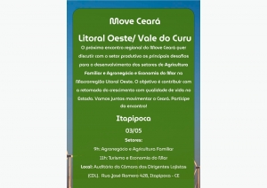 Move Ceará debate desenvolvimento econômico local do Litoral Oeste