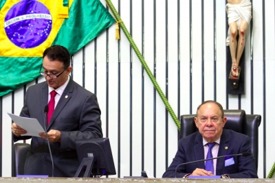 Abertura dos trabalhos da sessão plenária desta quarta-feira