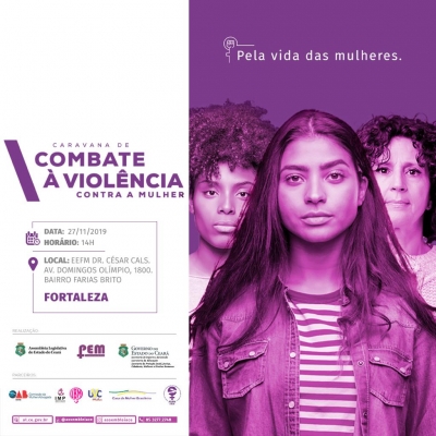 Escola César Cals recebe Caravana de Combate à Violência contra a Mulher