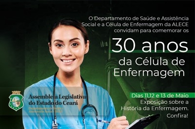 DSAS realiza exposição em homenagem aos 30 anos do setor de Enfermagem