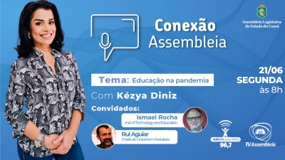 Conexão Assembleia debate com especialistas soluções para a educação na pandemia