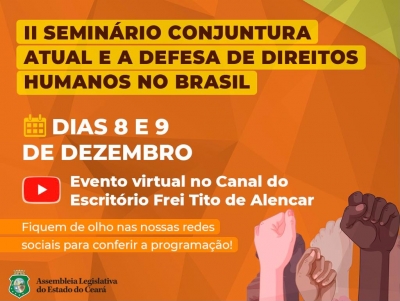 Escritório Frei Tito realiza debate sobre   conjuntura e defesa dos direitos humanos