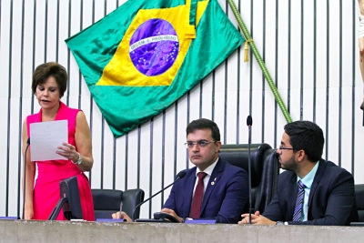 Votação durante a sessão plenária