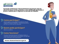 Programa Alcance abre inscrições para cursos profissionalizantes gratuitos