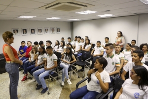 Memorial recebe visita dos alunos da Escola Professor José Aurélio Câmara