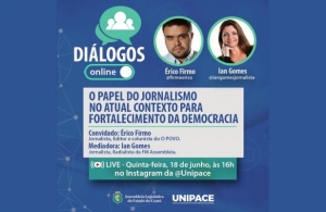 O papel do jornalismo é tema do projeto Diálogos Online desta quinta-feira