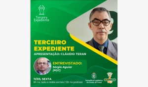 Deputado Sérgio Aguiar é o convidado do programa Terceiro Expediente