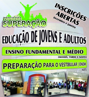 Projeto Superação está com matrículas abertas e aulas iniciam nesta quarta-feira