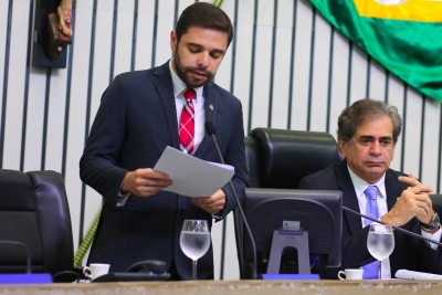 Abertura dos trabalhos da sessão plenária desta quinta-feira 