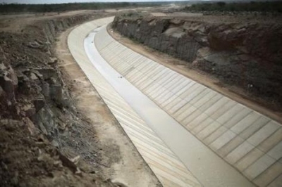 Obras de Transposição do rio São Francisco em Salgueiro (PE)