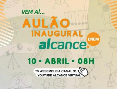 Alcance.Enem 2021 realiza aula inaugural na manhã deste sábado