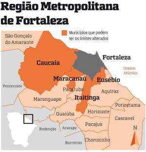 Fortaleza pode ter quatro limites modificados