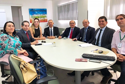 Visita de parlamentares da Comissão de Seguridade Social e Saúdeda ao Hospital HGF