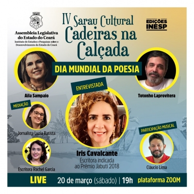 Inesp realiza a quarta edição do Sarau Cultural Cadeiras na Calçada