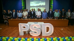 Encontro do PSD, em junho, reuniu na Assembleia líderes de outros partidos, como PDT