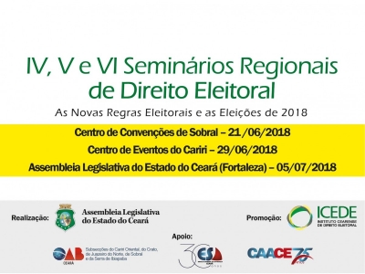 Abertas as inscrições para os Seminários Regionais de Direito Eleitoral