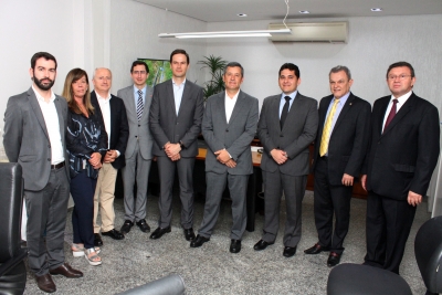 Visita da comitiva de representantes do Instituto Superior de Ciências Sociais e Políticas da Universidade de Lisboa