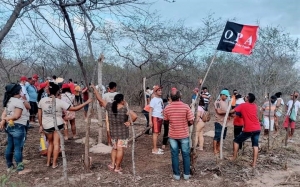 Acampamento Dom Fragoso, em Jaguaruana