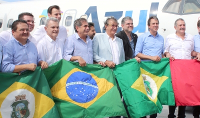 Presidente Sarto destaca importância do aeroporto de Aracati para o turismo