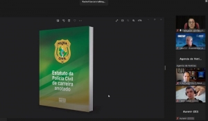 Lançamento do livro “Estatuto da Polícia Civil de carreira anotado” por meio de solenidade em formato virtual