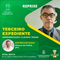 Terceiro Expediente reapresenta entrevista com Elmano Freitas