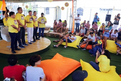 Dia D do  Movimento Vidas na praça Manoel Dias Macedo, no bairro Ellery