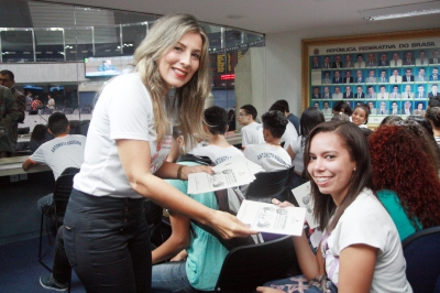 campanha em alusão ao Dia Nacional de Combate ao Abuso e à Exploração Sexual de Crianças e Adolescentes